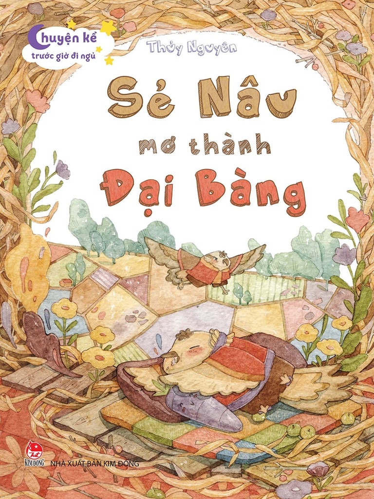 Cover van Chuyện Kể Trước Giờ Đi Ngủ: Sẻ Nâu mơ thành Đại Bàng