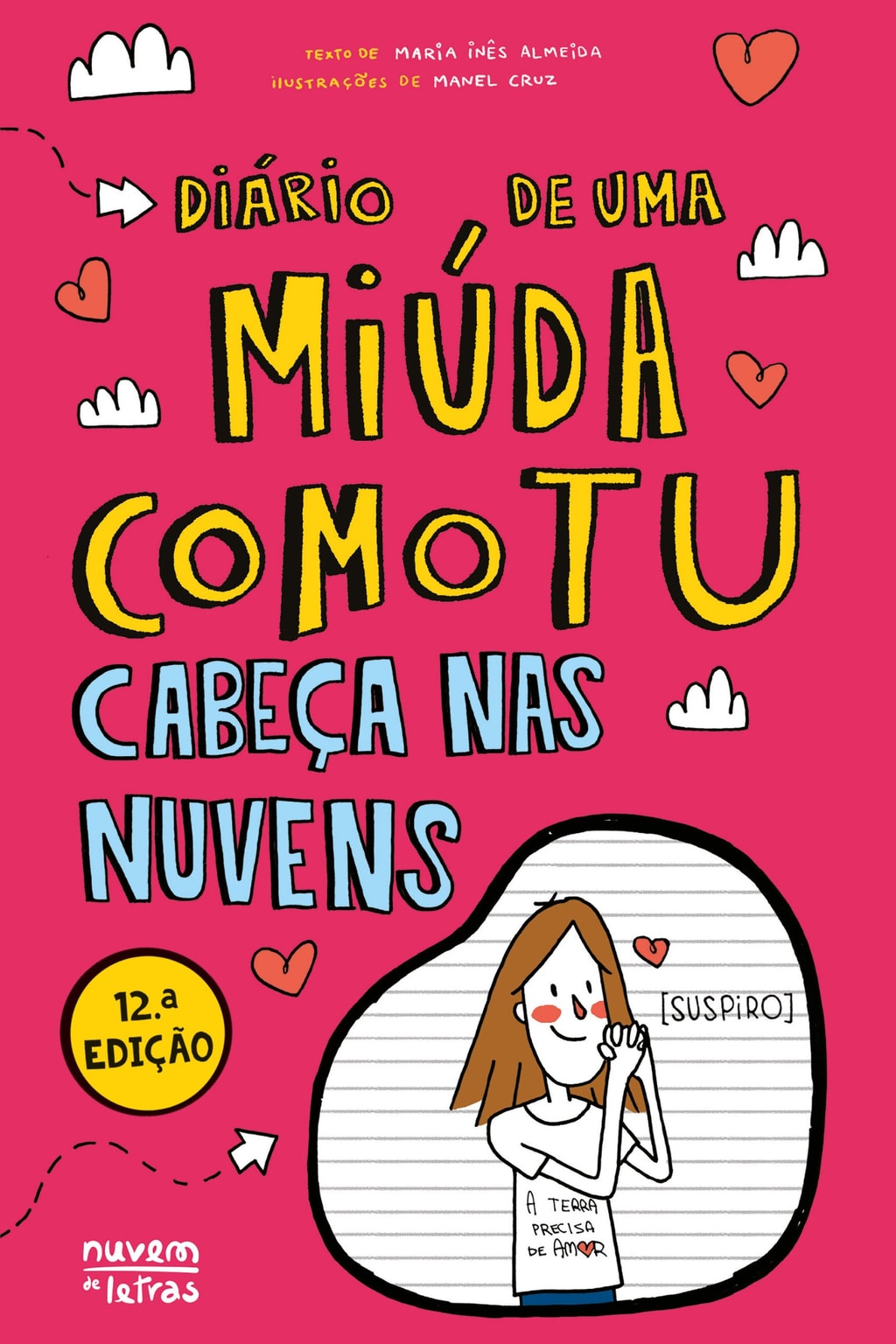 Cover van Díario de uma Miúda Como Tu: Cabeça nas nuvens