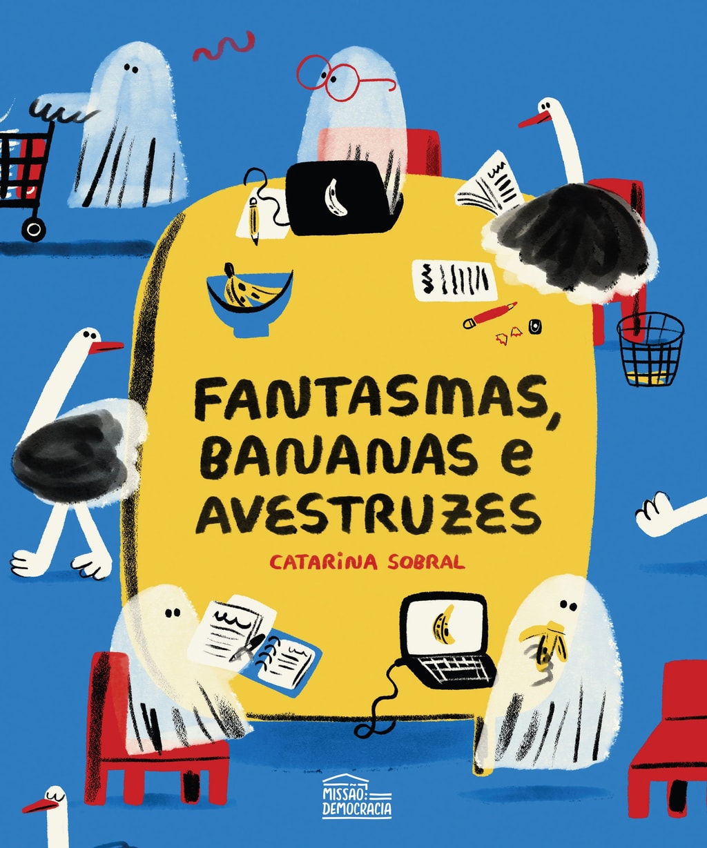 Cover van Fantasmas, bananas e avestruces. Lei