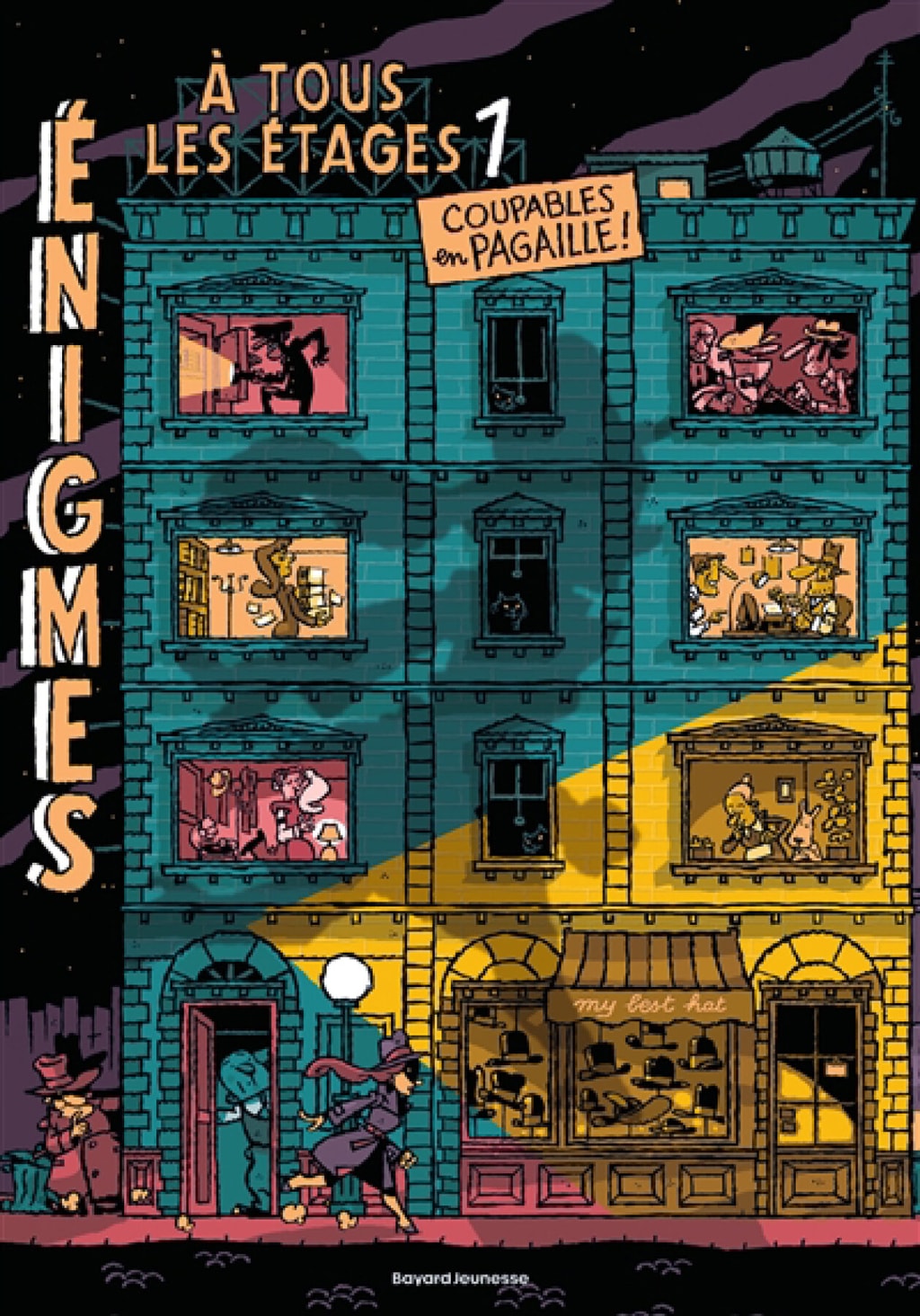 Cover van Énigmes à tous les étages Tome 1 - Coupables en pagaille