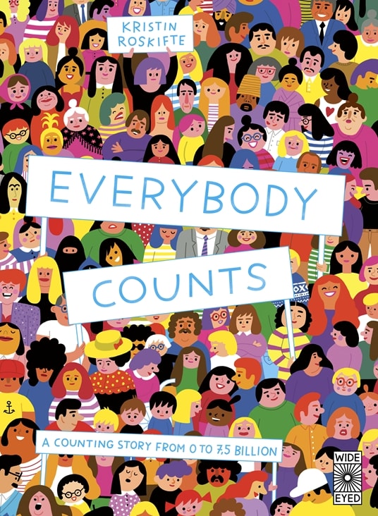 Cover van Everybody Counts: A counting story from 1 to 7.5 billion