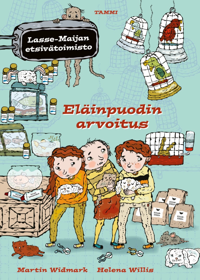 Cover van Eläinpuodin arvoitus. Lasse-Maijan etsivätoimisto